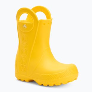 Cizme pentru copii Crocs Handle It Rain Boot Kids Toddler yellow
