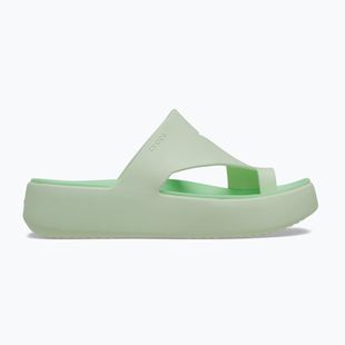Șlapi pentru femei Crocs Getaway Platform Toe Loop jade tint