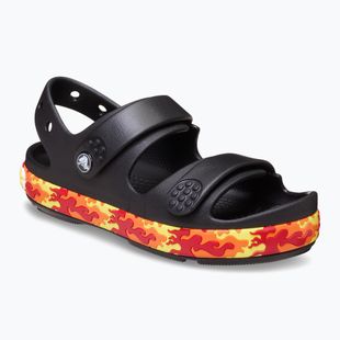 Sandale pentru copii Crocs Crocband Cruiser Flames black