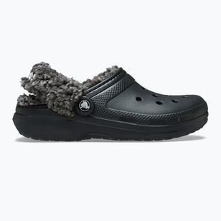 Șlapi Crocs Classic Fleece Lined black