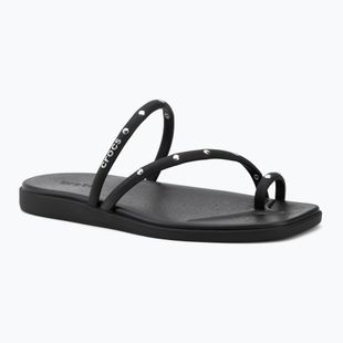 Șlapi pentru femei Crocs Miami Studded Toe Loop black
