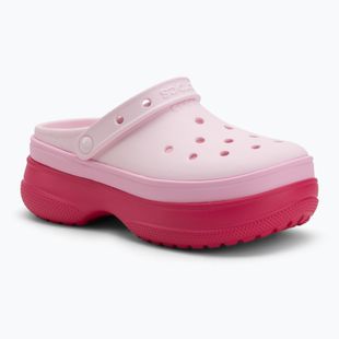 Papuci Crocs Classic Stacked Clog dragon fruit