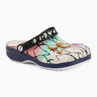 Șlapi Crocs Classic Demon Slayer Shinobu multicolor