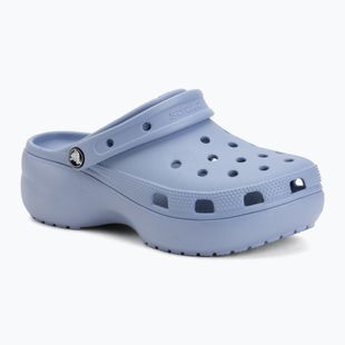 Șlapi pentru femei Crocs Classic Platform Clog blue haze
