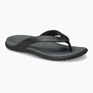 Șlapi Crocs Coast Flip black/slate grey