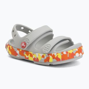 Sandale pentru copii Crocs Crocband Cruiser Glow Confetti Band atmosphere/flame