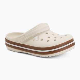 Șlapi pentru copii Crocs Crocband Gum summit white