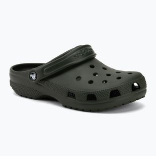 Șlapi Crocs Classic army green