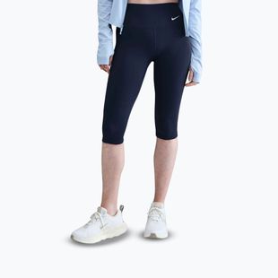Colanți pentru femei Nike One High Waisted Capri midnight navy/white