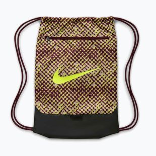Sac Nike Brasilia 9.5 18 l burgundy crush/black/volt