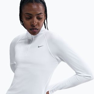 Bluză de alergare pentru femei Nike Tempo Dri-Fit 1/4 Zip white