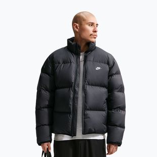 Geacă cu puf pentru bărbați Nike Sportswear Club black/white