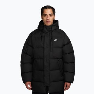Geacă cu puf pentru bărbați Nike Sportswear Club black/white