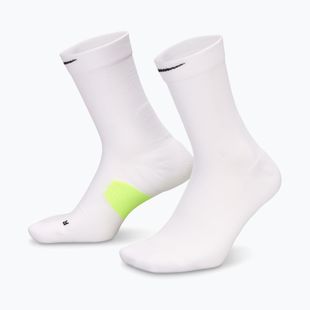 Șosete Nike Running Midweight Crew white/volt/black