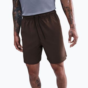 Pantaloni scurți de antrenament pentru bărbați Nike Unlimited baroque brown/black/baroque brown