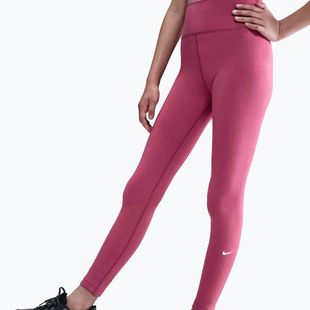 Colanți pentru copii Nike One Dri-Fit High-Waisted sweet beet/white