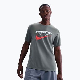 Tricou de alergare pentru bărbați Nike Miler Dri-Fit UV smoke grey