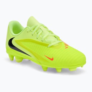 Ghete de fotbal pentru copii Nike Phantom 6 Low Club MG hyper crimson/limelight/black