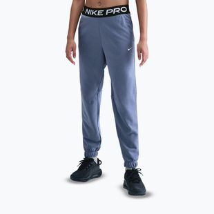 Pantaloni pentru copii Nike Pro Fleece Dri-Fit World Indigo/World Indigo/Black/White