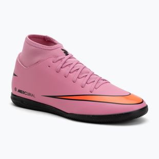 Încălțăminte de fotbal pentru bărbați Nike Mercurial Superfly 10 Club IC magic flamingo/black/total crimson
