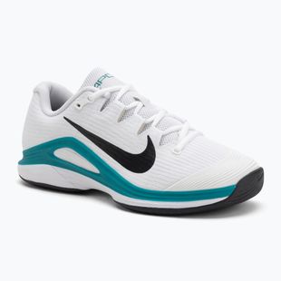 Încălțăminte de tenis pentru bărbați Nike Vapor 12 white / black / radiant emerald