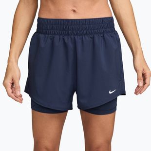 Pantaloni scurți pentru femei Nike One Dri-Fit High-Waisted 3" 2In1 midnight navy