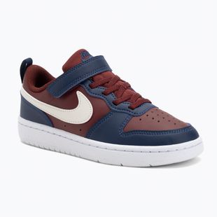 Încălțăminte pentru copii Nike Court Borough Low Recraft  dark team red/soft pearl/midnight navy