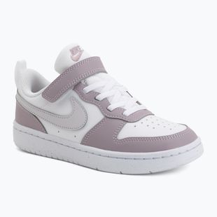 Încălțăminte pentru copii Nike Court Borough Low Recraft white/plum fog/white/venice