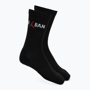 Skarpety Nike Jordan Everyday Crew 1 para black/white/university red