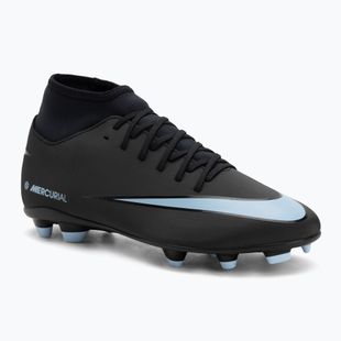 Încălțăminte de fotbal pentru bărbați Nike Mercurial Superfly 10 Club FG/MG black/ice blue