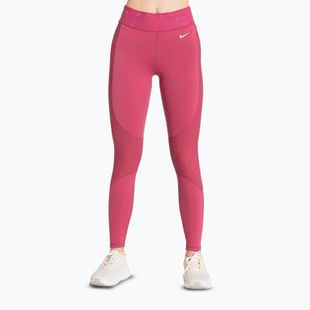 Colanți de antrenament pentru femei Nike Pro High-Waisted sweet beet/white