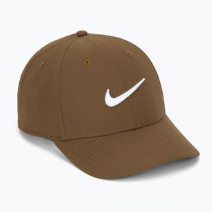 Șapcă  Nike Dri-FIT Club mosswood brown/white