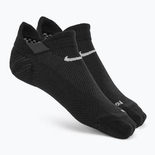 Șosete Nike Running No-Show Wool black/dark smoke grey/light smoke grey