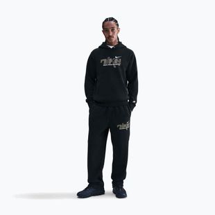 Pantaloni pentru bărbați Nike Sportswear Club Bungee black/metallic gold