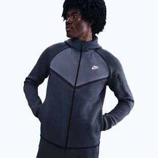 Bluză pentru bărbați Nike Tech Windrunner Full-Zip thunder blue/metallic silver