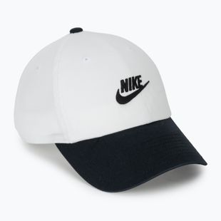 Șapcă Nike Club Unstructured Futura Wash white/black/black