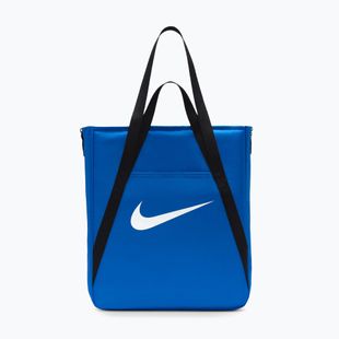 Geantă de antrenament pentru femei Nike Gym 28 l Game Royal/Black/White