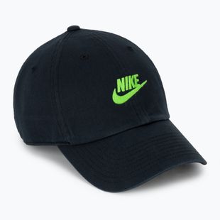 Șapcă Nike Club Unstructured Futura Wash black/mean green
