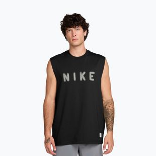 Tricou pentru bărbați Nike Athletic Club Dri-Fit black/black