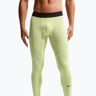 Colanți de antrenament pentru bărbați Nike Pro Dri-Fit Tight Fitness light liquid lime/black