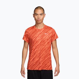 Tricou de tenis pentru bărbați Nike Court Dri-Fit Victory Print turf orange/white