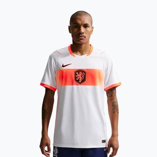 Tricou de fotbal pentru bărbați Nike Netherlands 2026 Stadium Away white/hyper crimson/black
