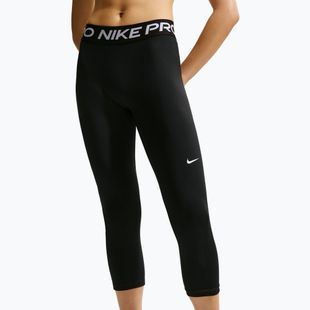 Colanți pentru femei Nike Pro Mid-Rise Crop black/white
