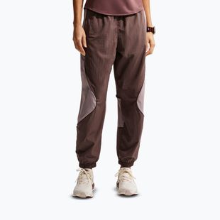 Pantaloni de alergare pentru femei Nike Swift UV Repel Mid-Rise tattoo/light violet ore