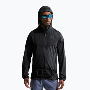 Geacă de alergare pentru bărbați Nike Stride Dri-Fit black/off noir/black/black