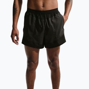 Pantaloni scurți de alergare pentru bărbați Nike Stride Dri-Fit Brief-Lined 5" off noir/black/black