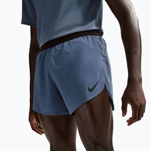 Pantaloni scurți de alergare pentru bărbați Nike AeroSwift Dri-Fit ADV 4" diffused blue/black