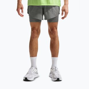 Pantaloni scurți de alergare pentru bărbați Nike Stride Dri-Fit Hybrid 5" smoke grey