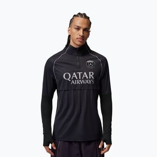 Bluză sport cu mânecă lungă pentru bărbați Nike Paris Saint-Germain Strike Elite SE Aerogami Shell Top black/black/atmosphere grey