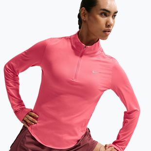 Longsleeve de alergare pentru femei Nike Swift Dri-Fit UV 1/4-Zip sea coral